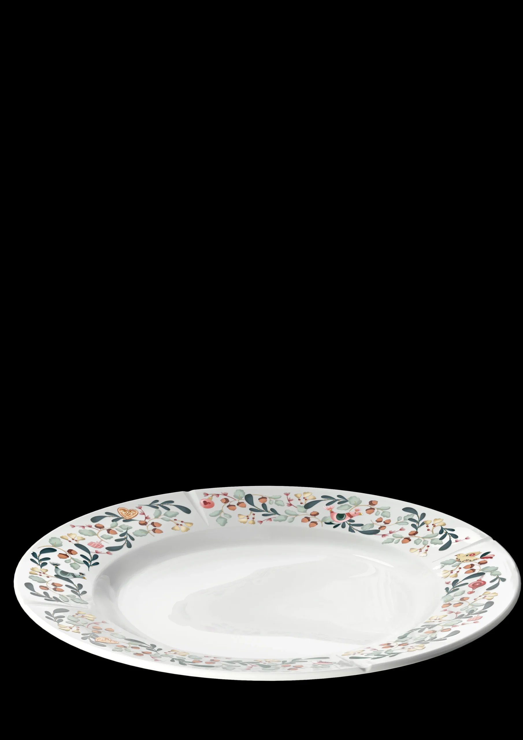 Rosendahl GC Cottage Tallerken Ø27 cm hvid m. deko | Køb nu