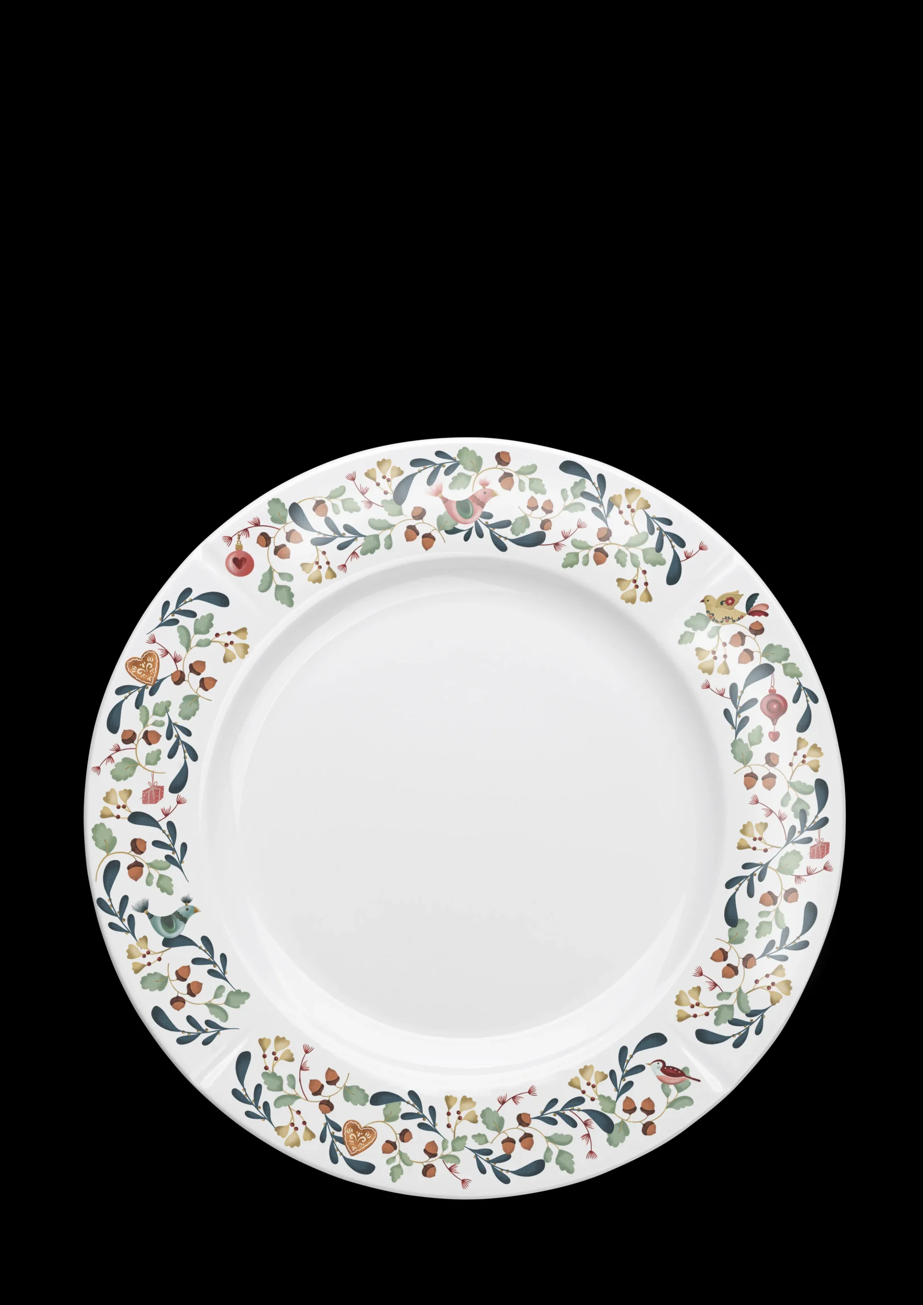 Rosendahl GC Cottage Tallerken Ø27 cm hvid m. deko | Køb nu