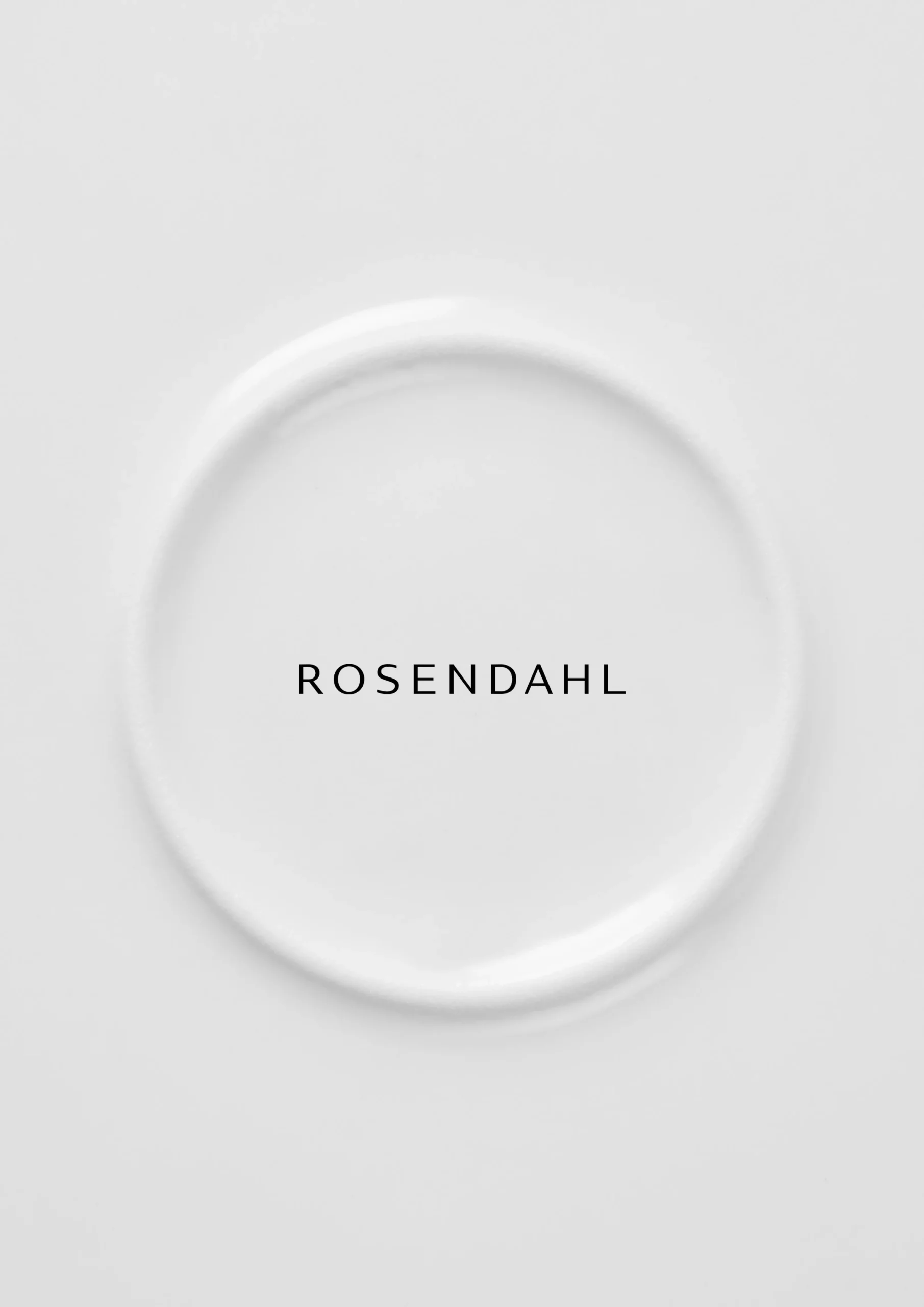 Rosendahl GC Cottage Tallerken Ø27 cm hvid m. deko | Køb nu