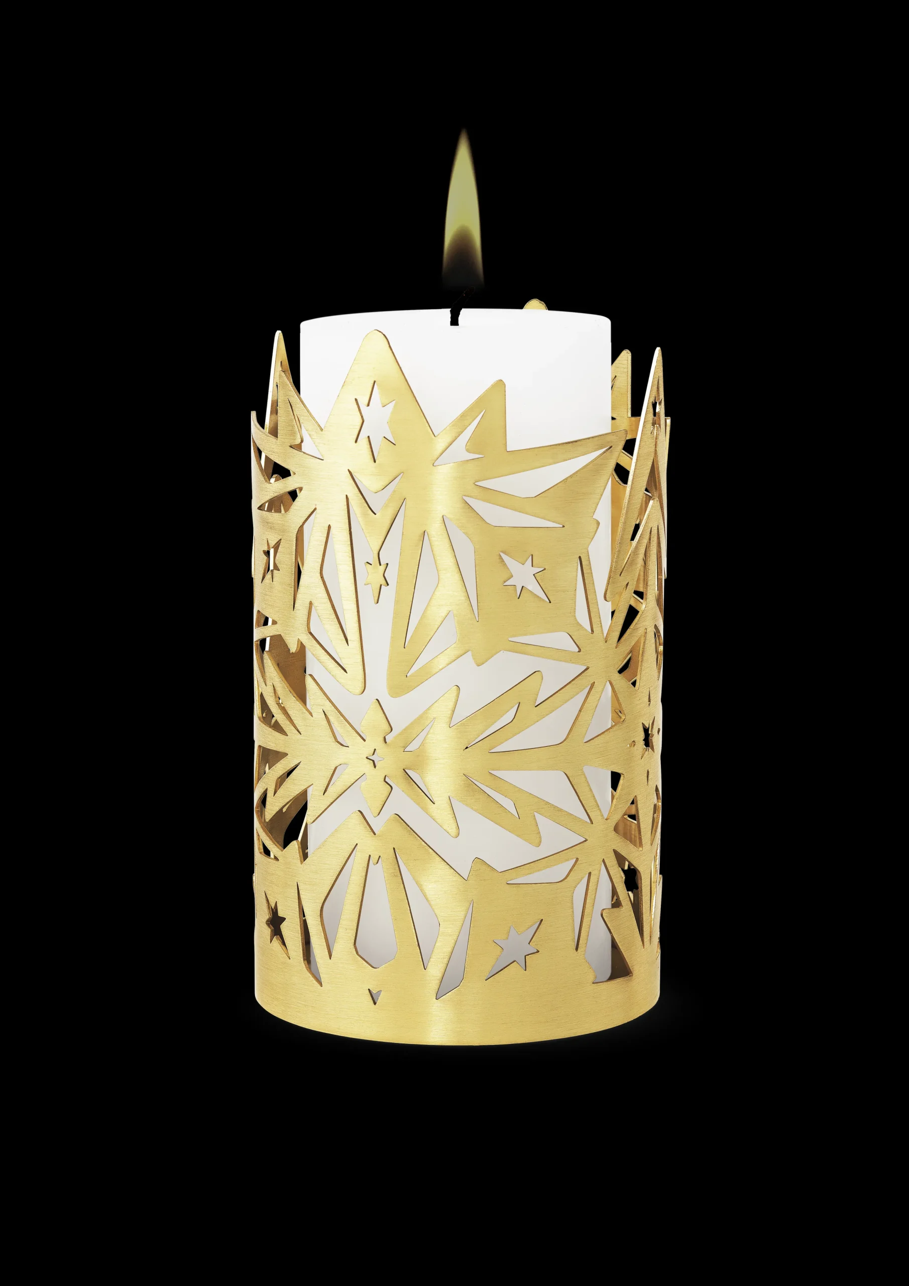 Rosendahl Lysestage Ø9.5 cm i guld fra serien Karen Blixen