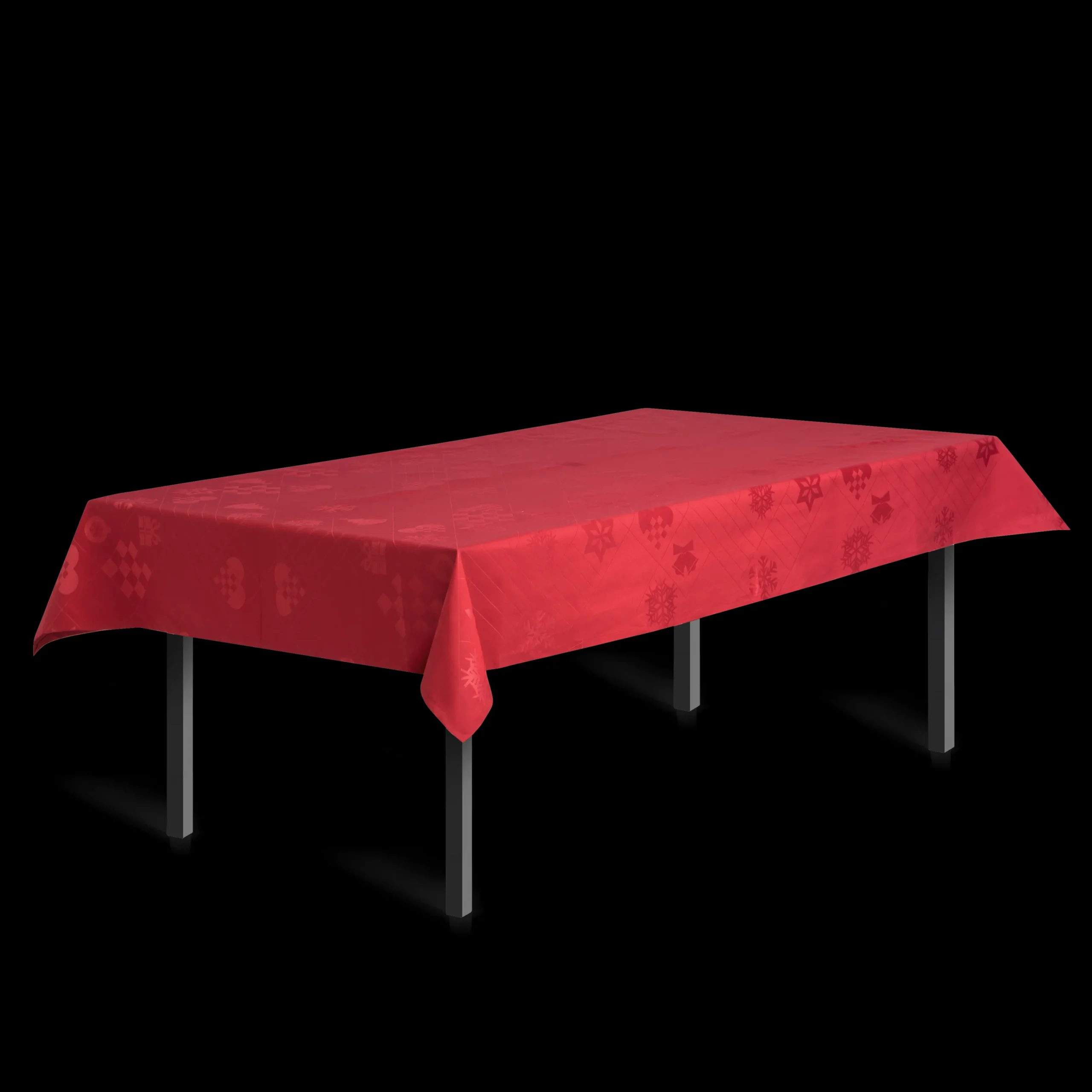 Rosendahl Textiles Natale Damaskdug 150x270 cm rød | Køb her